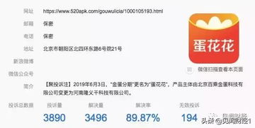 蛋花花遭315曝光后依然違規(guī)放貸,關聯(lián)網(wǎng)貸平臺金蛋理財