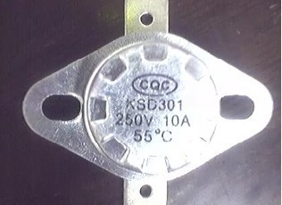 KSD301 KSD201 250V10A55度 突跳式溫控器 溫控開關 常閉型|一淘網優惠購|購就省錢